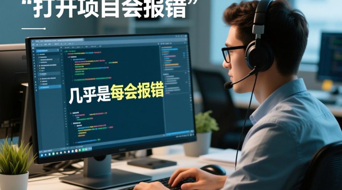 为什么一打开项目就报错了，该如何解决？