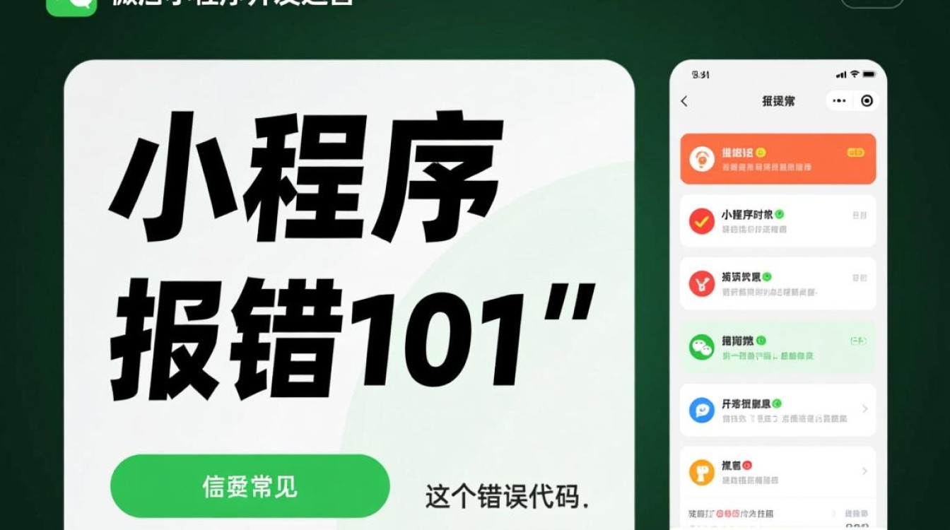 小程序报错101，代码没错为什么还是无法运行？