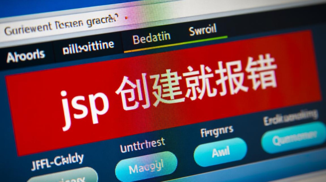 JSP文件创建后运行就报错，要如何才能解决？