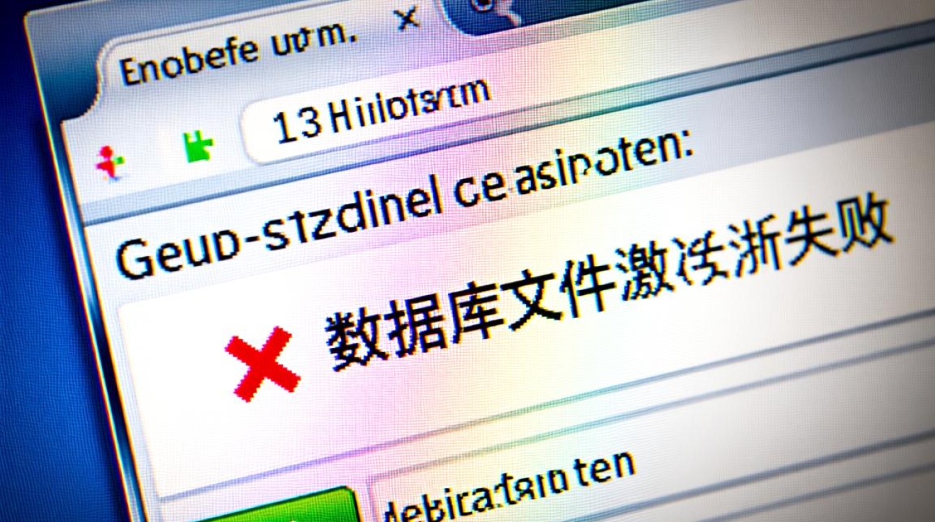 数据库文件激活失败无法启动，该如何解决？