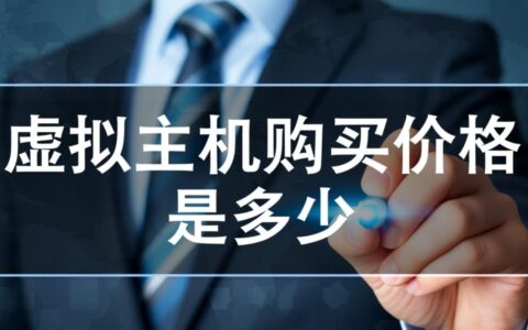 新手购买虚拟主机，价格大概需要多少钱才够用？