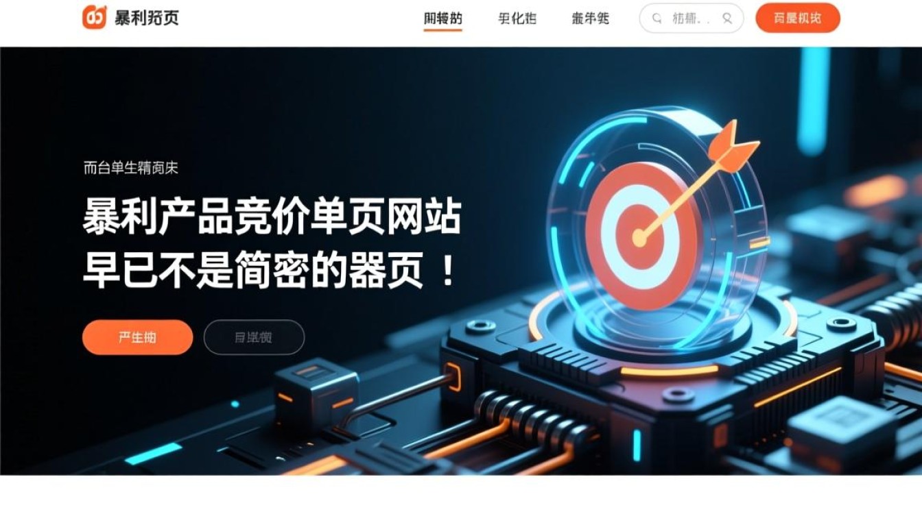如何打造高转化的暴利产品竞价单页网站？
