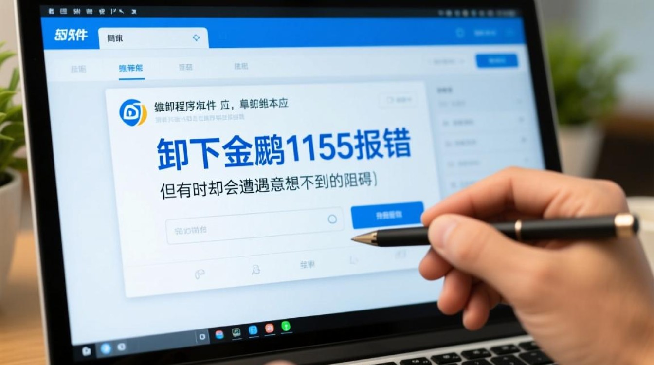卸载金蝶软件时老是报错1155，这到底是什么原因要如何解决？
