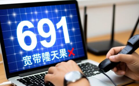 电脑宽带连接时出现691错误,到底是什么原因导致的?