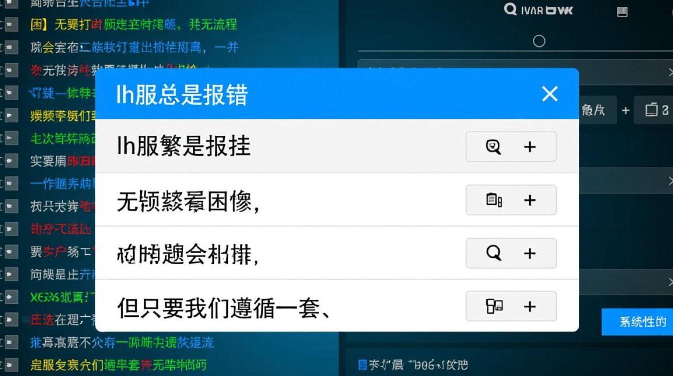lh服务器总是报错,到底要怎么才能彻底解决? lh服务器总是报错,到底要怎么才能彻底解决?