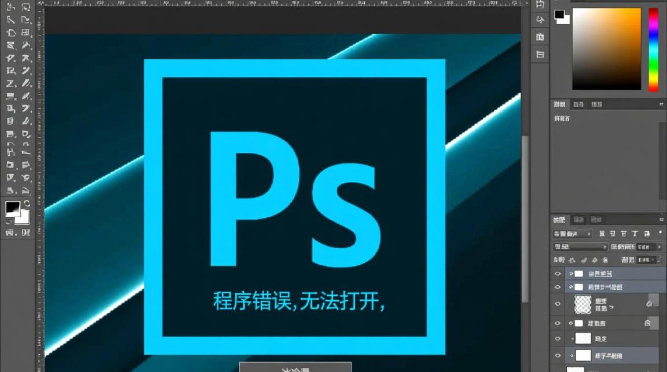 PS启动时总提示程序错误无法打开，到底是什么原因造成的啊？