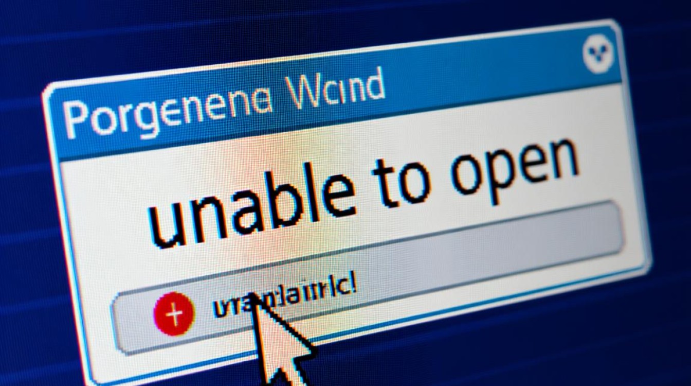 电脑提示unable to open报错,具体是什么原因造成的? 电脑提示unable to open报错,具体是什么原因造成的?