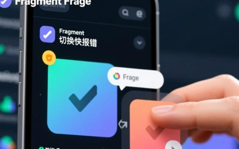 Fragment切换快就报错，怎么解决？