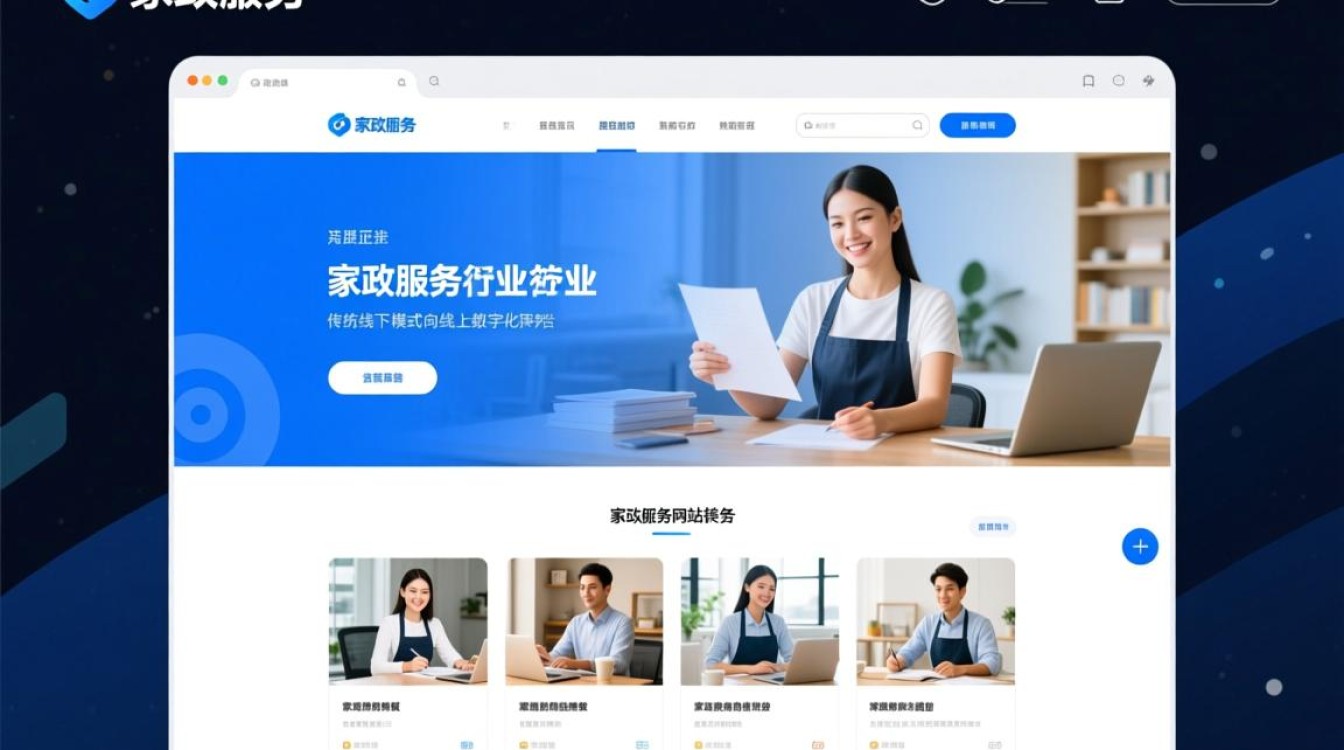 家政服务网站模板哪个好？新手如何快速搭建？