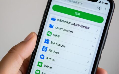 微信文件找不到数据库？数据存储位置在哪？