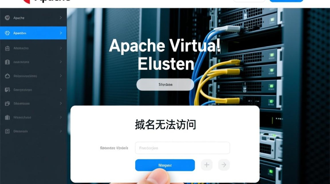 apache虚拟主机域名无法访问怎么办? apache虚拟主机域名无法访问怎么办?