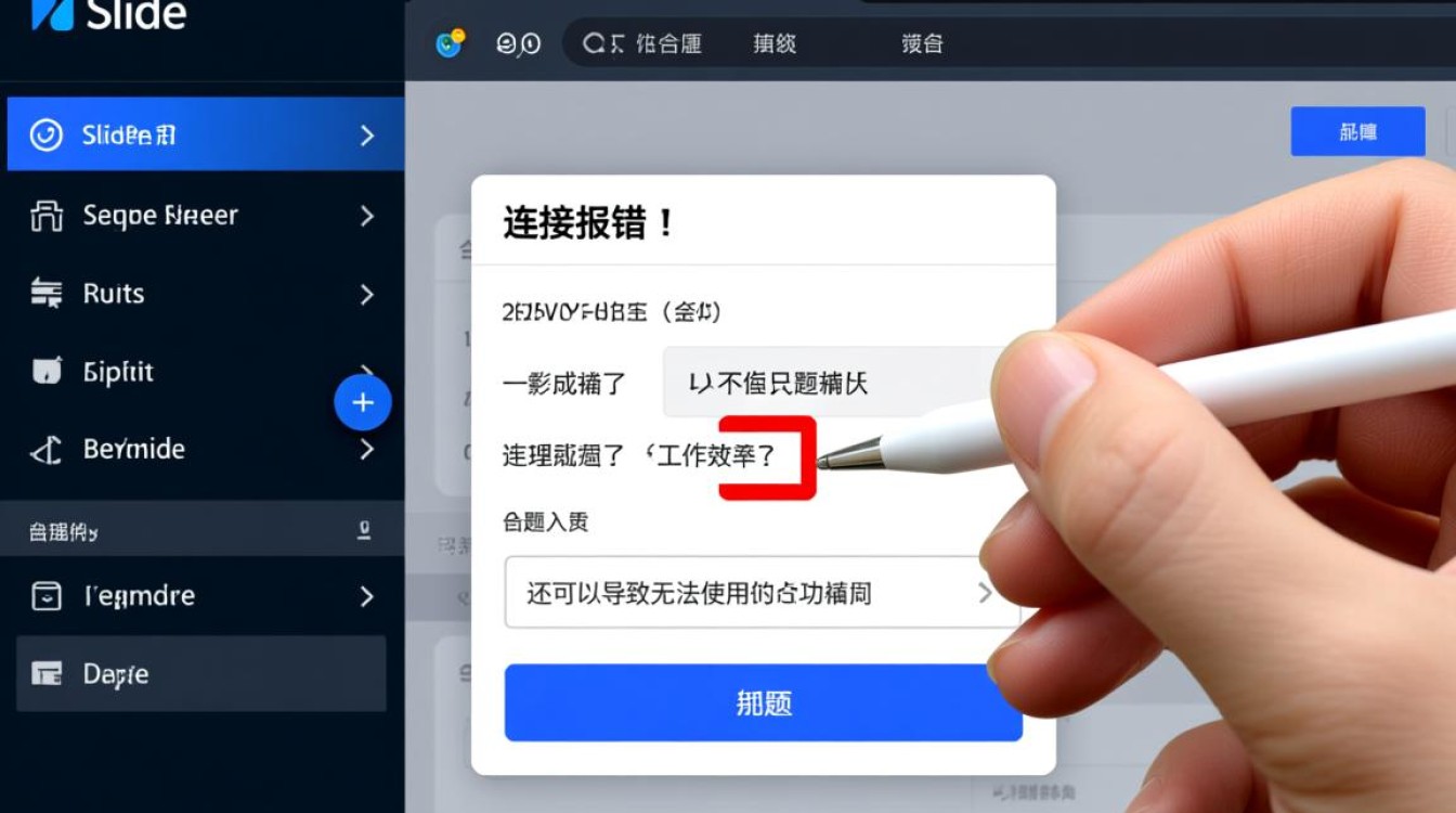 islide连接报错怎么办?解决方法与步骤详解 islide连接报错怎么办?解决方法与步骤详解