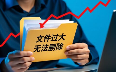 文件过大无法删除怎么办？电脑里超大文件删不掉怎么解决？