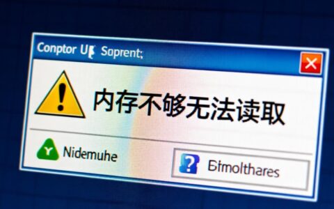 内存不够无法读取怎么办？解决方法有哪些？