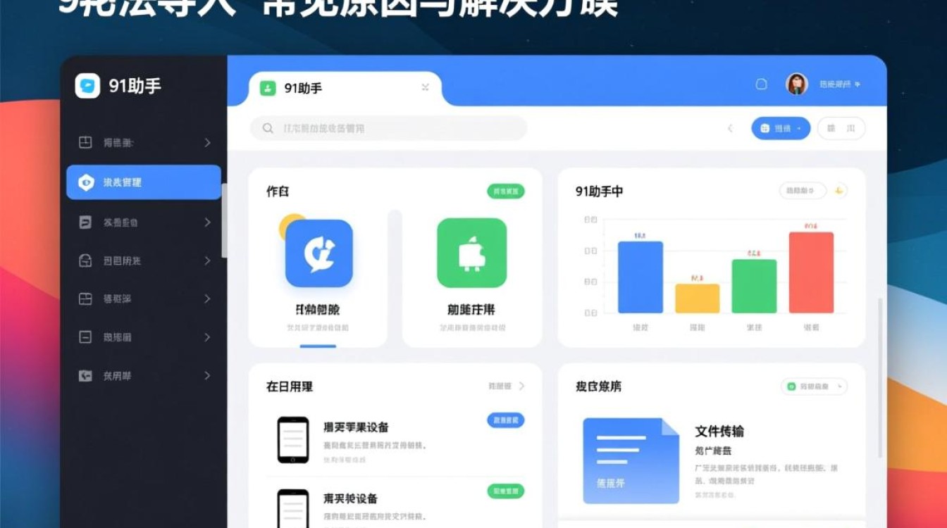 91助手无法导入怎么办？解决方法是什么？