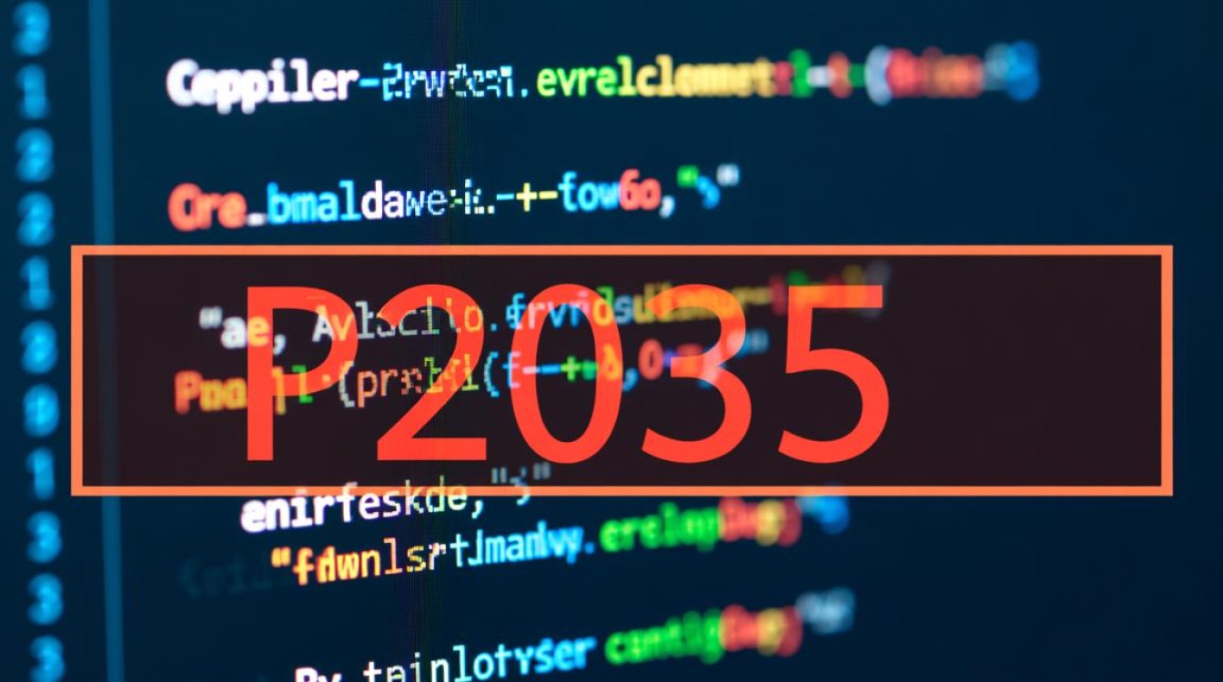 p2035报错怎么办?解决方法与原因分析 p2035报错怎么办?解决方法与原因分析