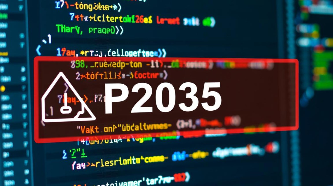 p2035报错怎么办?解决方法与原因分析 p2035报错怎么办?解决方法与原因分析