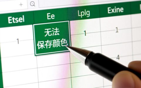 Excel无法保存颜色怎么办？设置后关闭颜色消失怎么解决？