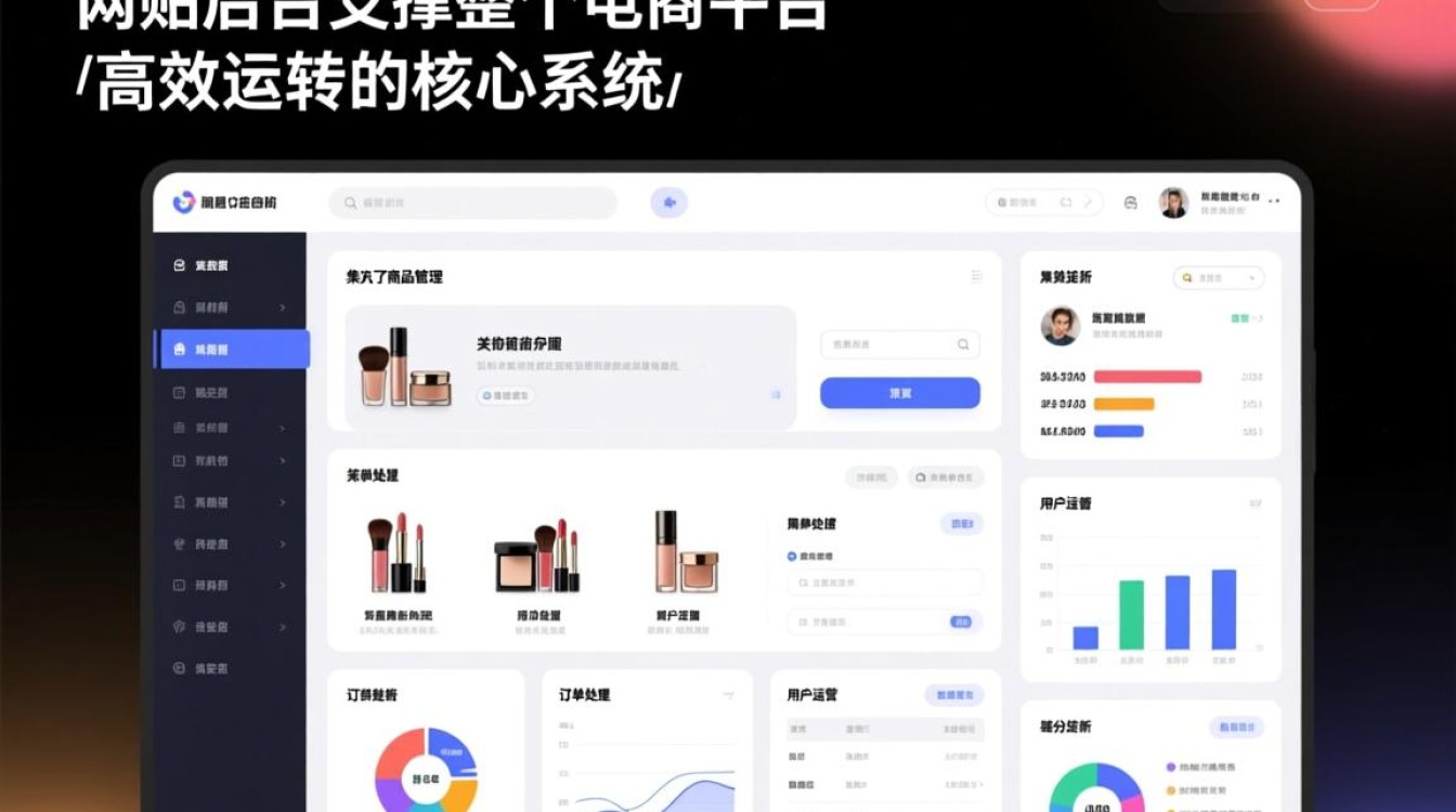 化妆品网站后台如何高效管理商品与订单？