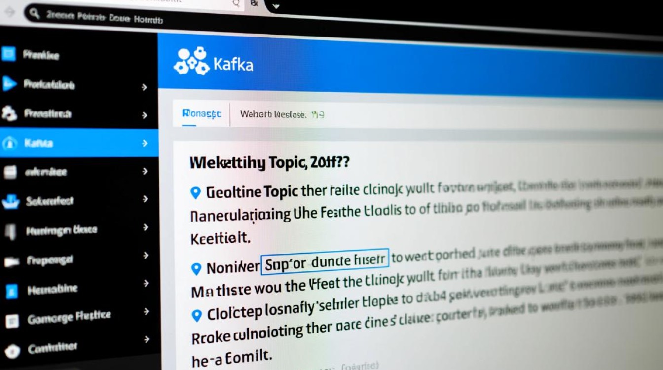 kafka创建topic报错怎么办？常见原因及排查方法是什么？