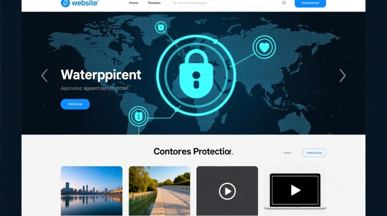 网站应用水印图片怎么添加才不遮挡内容？