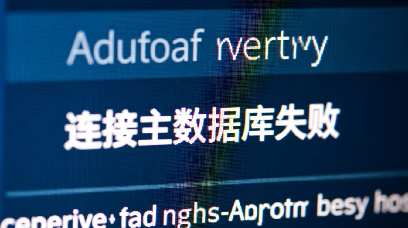 连接主数据库失败怎么办？解决方法有哪些？