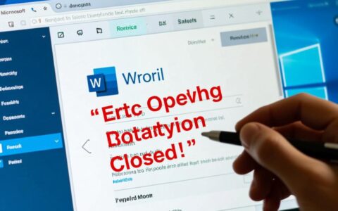 Word打开报错关闭怎么办？如何快速修复解决？