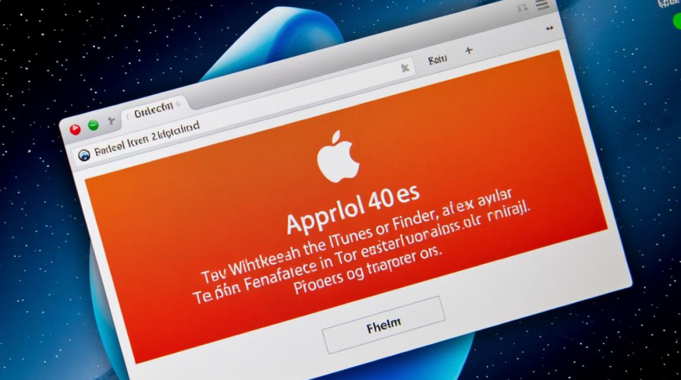 苹果恢复报错40怎么办？解决方法与原因详解
