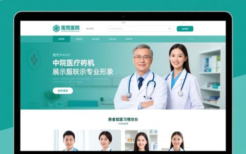 中医院网站模板怎么选？哪些功能模块更实用？