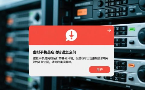 虚拟主机启动报错怎么办？常见原因及排查方法详解