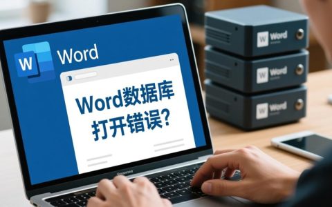 word数据库打开错误怎么办？3步快速解决！