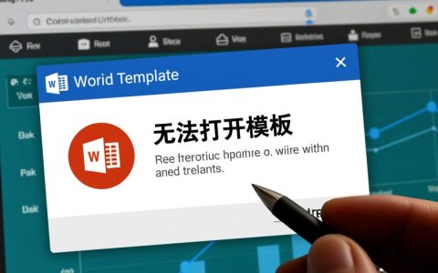 word无法打开模板怎么办？解决方法与常见原因分析
