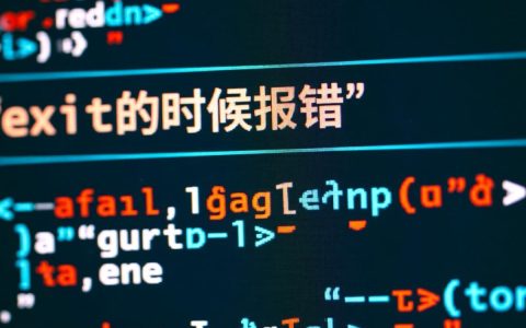 为什么exit的时候报错？退出程序报错怎么办？