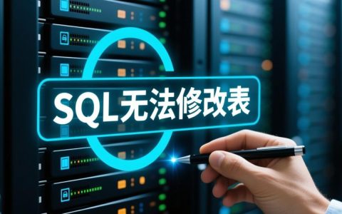 SQL无法修改表是什么原因导致的？