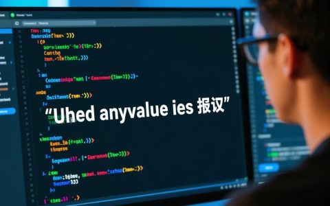用了anyvalue还是报错？这问题到底出在哪？