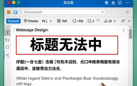 无法居中是什么原因导致的？