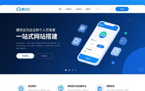 腾讯云网站模板哪个好？新手如何快速搭建自己的网站？