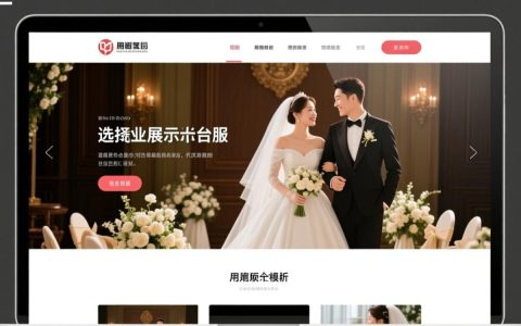 婚庆公司网站模板哪个更实用？如何快速搭建专业官网？
