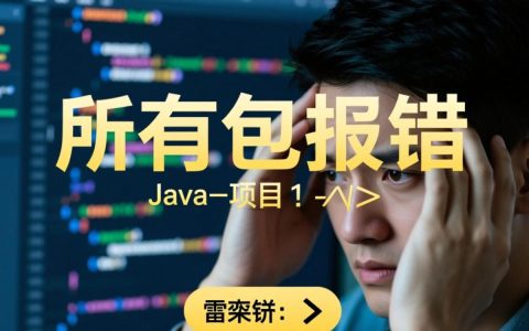 Java所有包报错是什么原因导致的？如何快速排查解决？