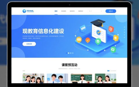 班级网站模板html如何快速搭建与自定义？