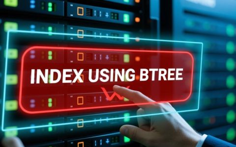 INDEX USING BTREE 报错怎么办？