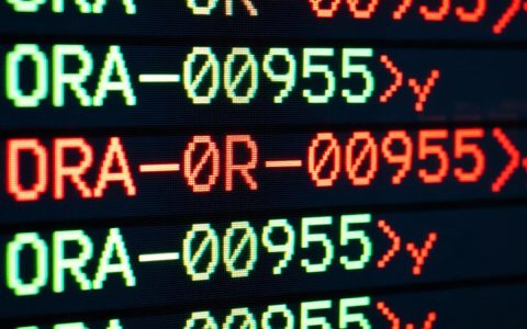ora00955报错名已用？怎么解决重命名冲突问题？