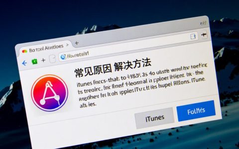 苹果itunes报错了怎么办？解决方法有哪些？