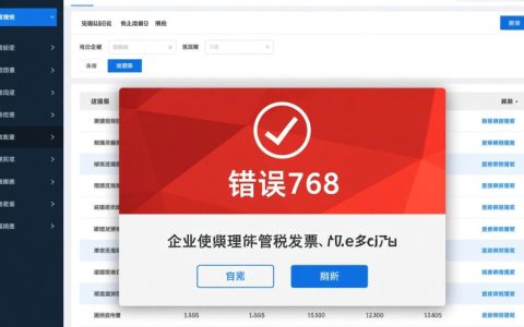 开票系统报错768怎么办？解决方法和步骤是什么？