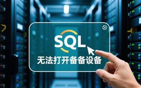 SQL备份无法打开备份设备是什么原因导致的？