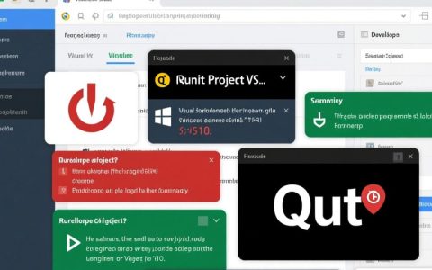 VS运行Qt程序报错，如何解决常见编译链接问题？