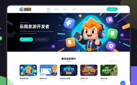 游戏门户网站模板