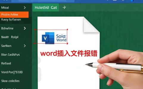 word插入文件报错