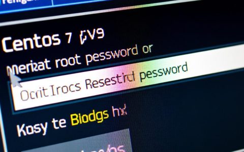 CentOS 7 core忘记密码后如何重置root密码？