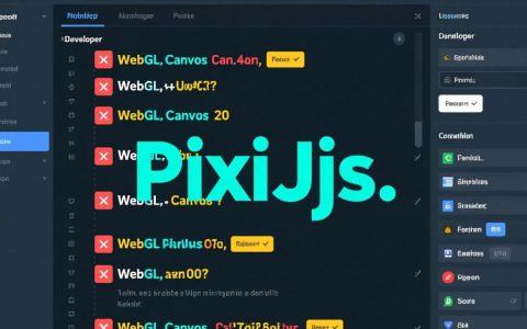pixi.js报错后如何快速定位并解决常见问题？